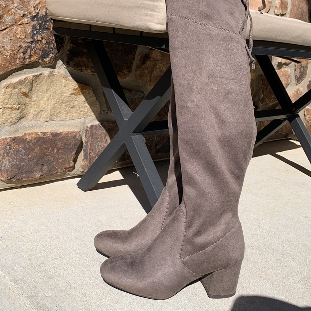 Kelly & Kate Tarq Over-The-Knee boot in taupe